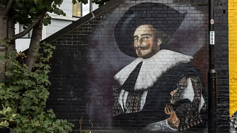 Alamy A Laughing Cavalier mural in Lewisham, London, by Lionel Stanhope (Credit: Alamy)