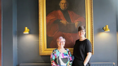 Emily Monaco Russell imbued the library's dusty atmosphere with jovial energy (Credit: Emily Monaco)