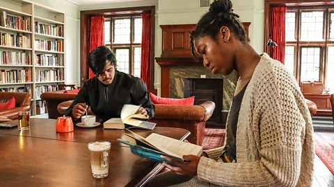 Gladstone's Library Many students study in Gladstone's cosy reading rooms (Credit: Gladstone's Library)