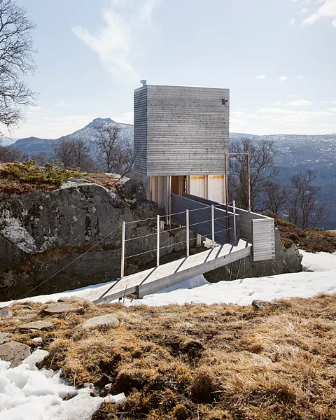 Maija Astikainen New, innovative sauna design can be seen across the Nordic region, including the Badstufolk Eldmolla sauna in Norway (Credit: Maija Astikainen)