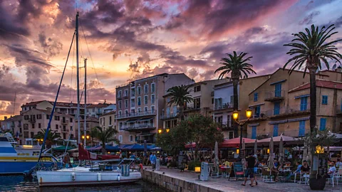 June Morrissey/Alamy The Little Train chugs from picture-perfect Calvi to a series of coastal destinations (Credit: June Morrissey/Alamy)