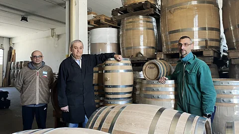 Priya Mani The Renzi family uses local Italian wood to make barrels for balsamic (Credit: Priya Mani)