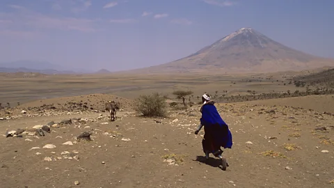 Auscape/Getty Images The active volcano Ol Doinyo Lengai is a sacred place for the Maasai people (Credit: Auscape/Getty Images)