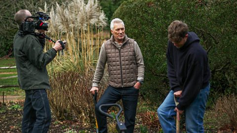 Roman Kemp and his father, Martin Kemp, open up to each other while doing a spot of gardening