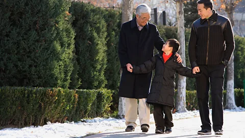 Alamy Much of Gen X is in the 'sandwich' phase, where they must care for both their children and their aging parents (Credit: Alamy)