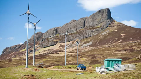 Ashley Cooper pics/Alamy Eigg was the world's first community to launch an off-grid electric system powered by wind, water and solar (Credit: Ashley Cooper pics/Alamy)