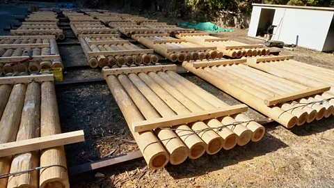 Mara Budgen Log rafting has been an important part of Kitayama’s history for more than 600 years (Credit: Mara Budgen)