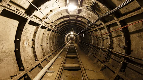 The Postal Museum/Miles Willis The 6.5-mile-long, 70ft-deep Mail Rail route linked sorting offices across London (Credit: The Postal Museum/Miles Willis)