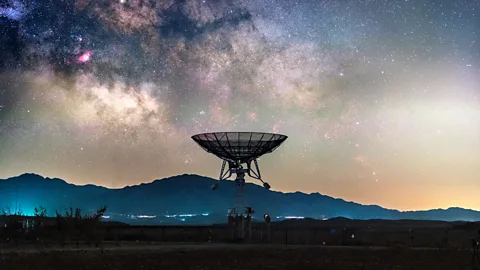 Getty Images There are now efforts to actively broadcast messages into space in the hope they will be picked up by other intelligent lifeforms (Credit: Getty Images)