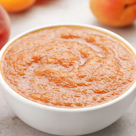 olga Yastremska/Alamy Puree apricots with water until they resemble a pulpy sauce (Credit: olga Yastremska/Alamy)