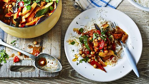 Spiced vegetable tagine