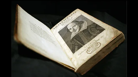 Getty Images The portrait of Shakespeare in the First Folio is thought to be a good likeness, since it was approved by two of his closest friends (Credit: Getty Images)