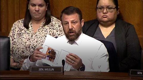 US Senator Markwayne Mullin Unrepentant About Challenging Teamster Boss During Hearing BBC News