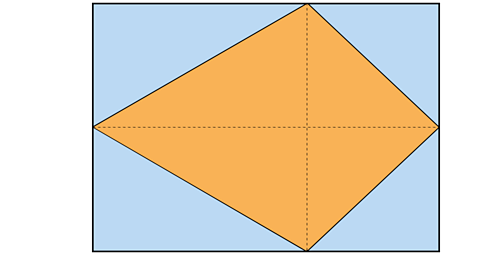 Kite surrounded by rectangle