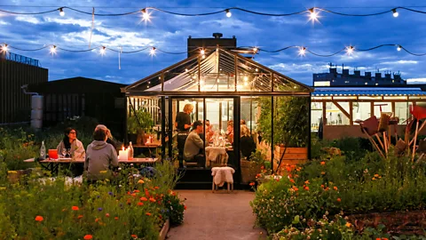 Gro Spiseri The best time to head to this unique dining destination is on warm evening when the garden is in full bloom (Credit: Gro Spiseri)