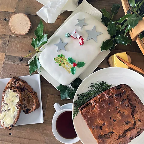 Kate Ryan Winter brack can be served simply with butter, or topped with marzipan and royal icing for Christmas (Credit: Kate Ryan)