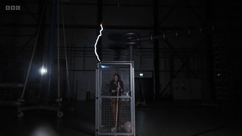 Faraday cage used in the experiments.