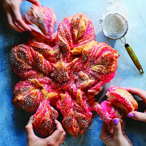 Nico Schinco The star-shaped take on pan de regla is inspired by Filipino lanterns called parols (Credit: Nico Schinco)