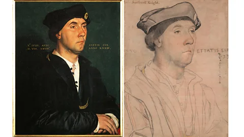 Getty Images Although hard to read in his messaging, Holbein could choose how to reflect a sitter's personality in his portraits, as with Sir Richard Southwell (Credit: Getty Images)