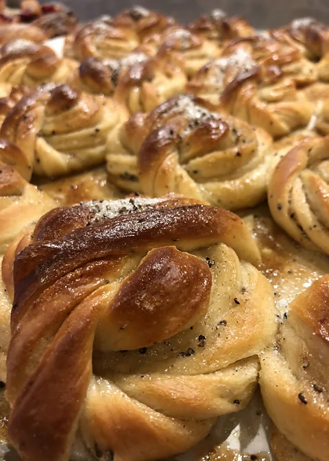 Stefan Berg Lillebrors Bageri sells around around 1,200 cardamom buns each weekend day (Credit: Stefan Berg)
