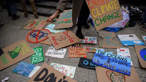 Getty Images The number of climate lawsuits globally has surged in recent years (Credit: Getty Images)