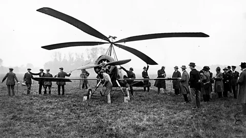 Getty Images The writer of Aeolus thought we'd be using autogyros for short hops... he'd still be waiting for his flying car today (Credit: Getty Images)