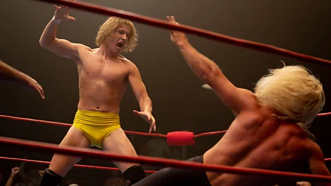 Brian Roedel/24 The Iron Claw still of wrestling match