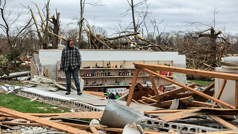 Getty Images Tornadoes can cause billions of dollars-worth of damage in their wake but are notoriously difficult to forecast (Credit: Getty Images)