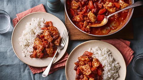 –Quick chicken chilli