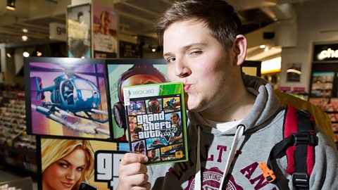 Getty Images Gamer with GTA 5 in 2013
