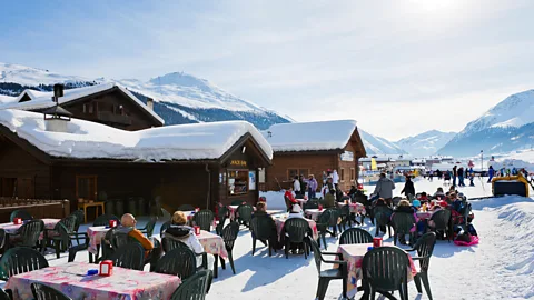 Ian G Dagnall/Alamy Bombardino was invented in 1972 by Aldo Del Bò, a ski lift manager, in Livigno, Italy (Credit: Ian G Dagnall/Alamy)