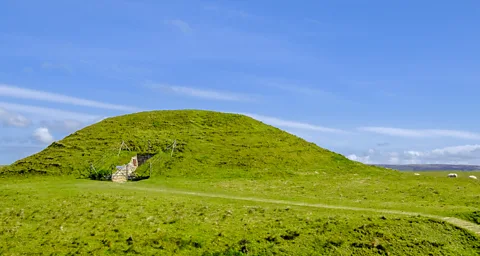 Flavio Vallenari/Getty Images Entrance to Maeshowe chambered cairn