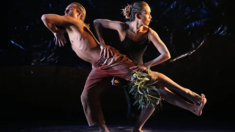 Richard Milnes/Alamy Bangarra Dance Theatre aims to promote cultural awareness and understanding through telling the stories of their Elders (Credit: Richard Milnes/Alamy)
