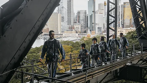 Destination NSW The three-hour Burrawa BridgeClimb is led by an Indigenous storyteller (Credit: Destination NSW)