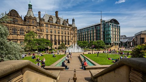 Nigel Jarvis/Getty Images Despite being known for its industrial past, Sheffield has the greenest city centre in Britain (Credit: Nigel Jarvis/Getty Images)