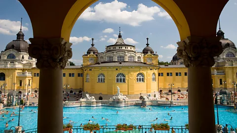 robertharding/Alamy The Széchenyi is the largest spa complex in Europe, home to 18 thermal pools as well as raging "Sparties" (Credit: robertharding/Alamy)