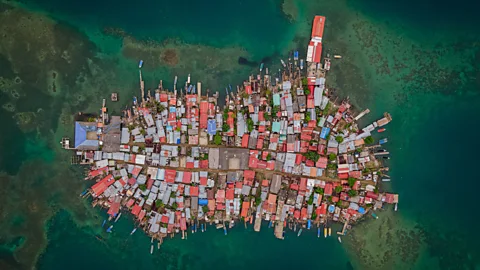 Adri Salido Aerial shot of Gardi Sugdub island in Panama