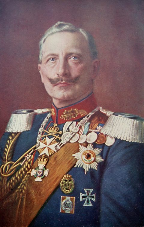 A portrait of the German Kaiser, Wilhelm II.