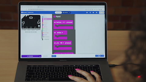 Program the micro:bit