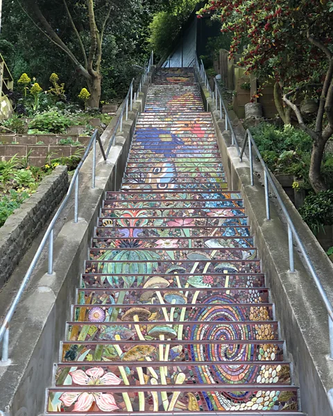 Laura Kiniry The city's hidden staircases are just as artistic as they are functional (Credit: Laura Kiniry)