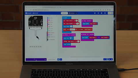 Program the micro:bit