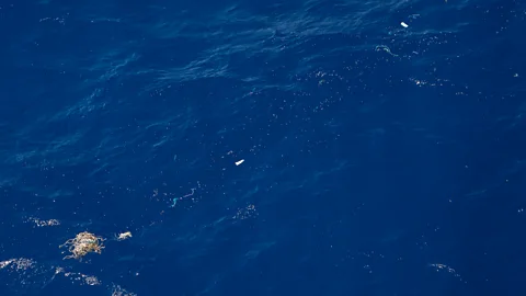 The Ocean Cleanup Microplastics account for 94% of the estimated 1.8 trillion pieces of plastic that make up the Great Pacific Garbage Patch (Credit: The Ocean Cleanup)