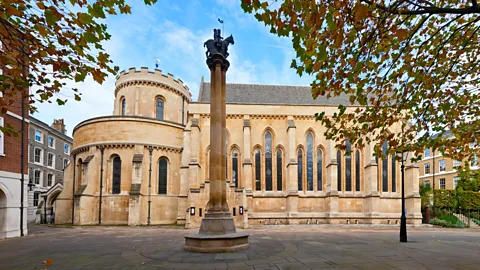 Naumoid/Getty Images Built in the 12th Century by the Knights Templar, the Temple Church was the first round church in Britain (Credit: Naumoid/Getty Images)