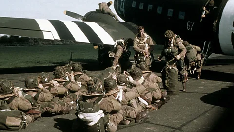 Alamy Band of Brothers recreates the actions of US paratroopers in their campaign across Northwest Europe during 1944-45 (Credit: Alamy)