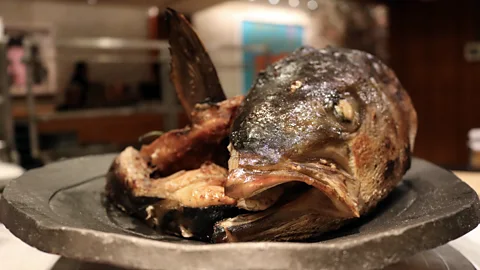Kappo Masa The head, where the buri fish stores much of its fat, has the best umami flavour (Credit: Kappo Masa)