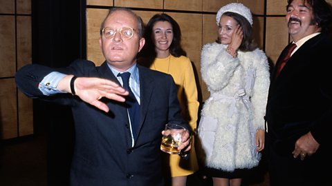 Getty Images Capote (pictured, left) was friends with a coterie of elite women, including Lee Radziwill (pictured, centre right) – the sister of Jackie Kennedy (Credit: Getty Images)