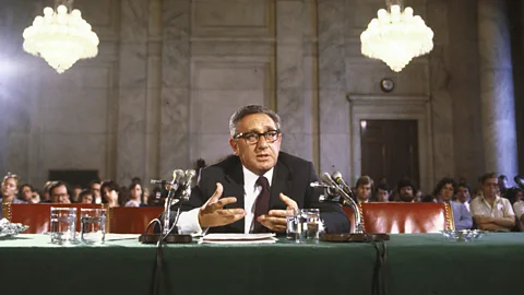 Getty Images Foreign policy expert Henry Kissinger was one of the many real people touted as the inspiration for the character (Credit: Getty Images)
