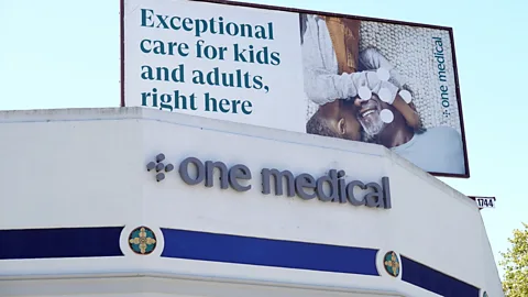 Getty Images Amazon acquired healthcare-clinic chain One Medical in February 2023 for $3.9bn (£3.07bn) (Credit: Getty Images)