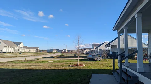 Lucy Sherriff Thirty-four families have already moved from Isle de Jean Charles to The New Isle Community, 40 miles (64km) away in Terrebonne Parish, Louisiana (Credit: Lucy Sherriff)