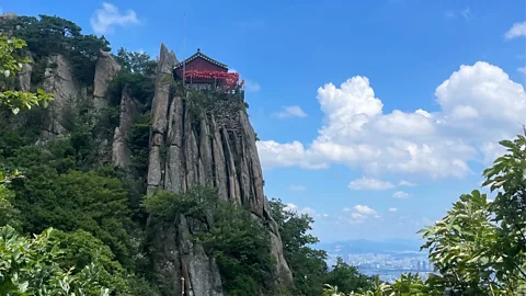 Christina Too The precariously perched Yeonjuam Buddhist hermitage is one of the most photogenic sights in Seoul (Credit: Christina Too)